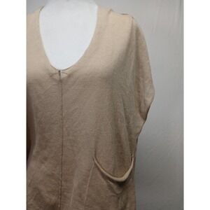 Lagenlook Oversized Womens Small Shirt Boho Mod Reef Top